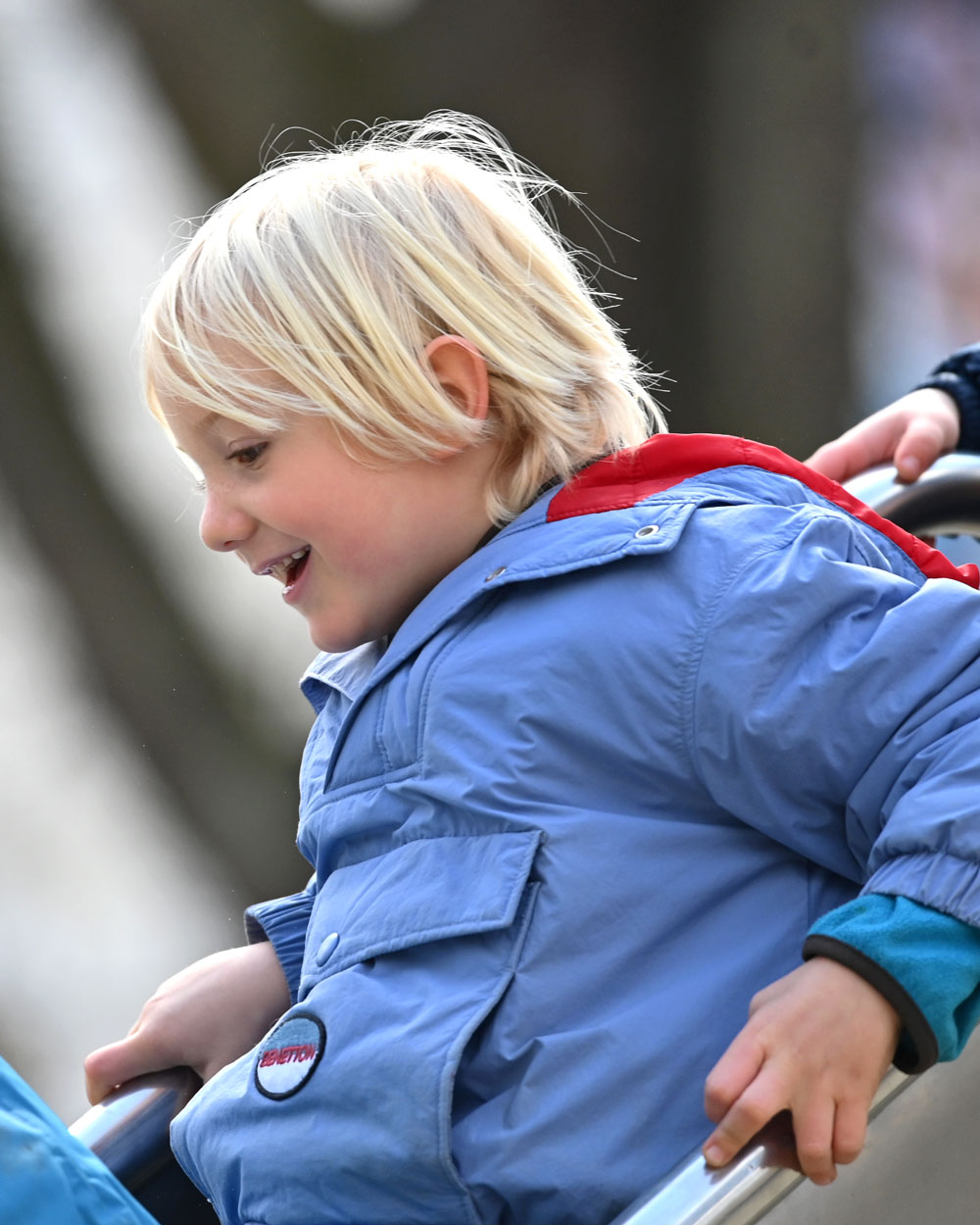 International kid in Montessori Preschool