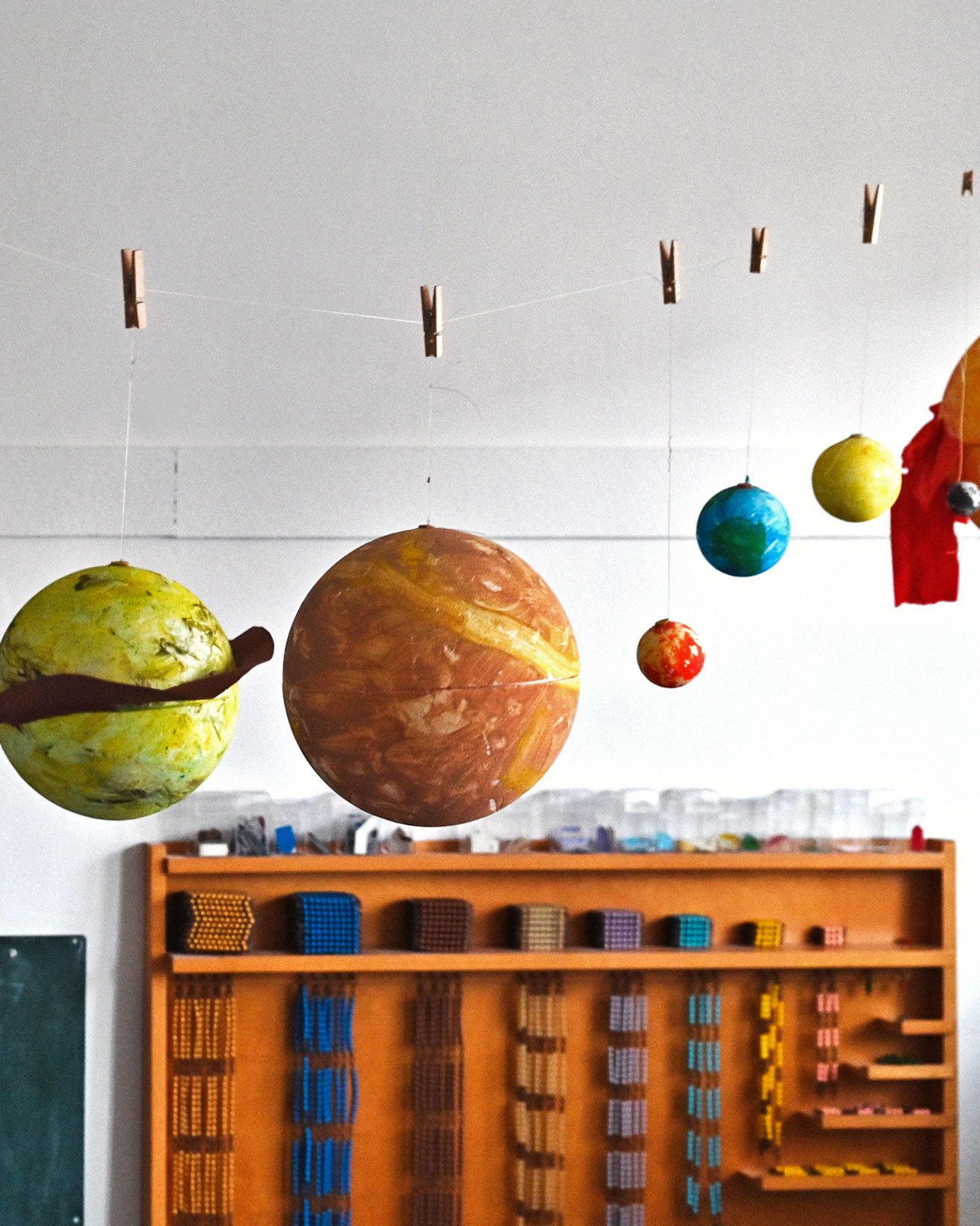 Montessori classroom in bilingual kindergarten and nursery Munich